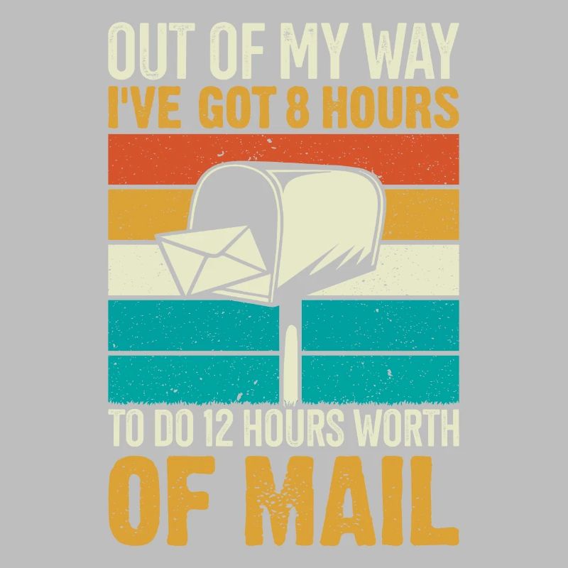 Funny Mailman Postal Worker Mail Delivery Post