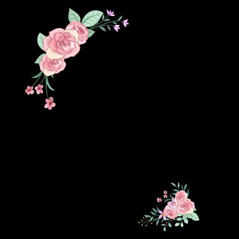 Lettre g fleurs