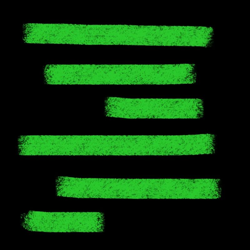 Grüne Farbbalken