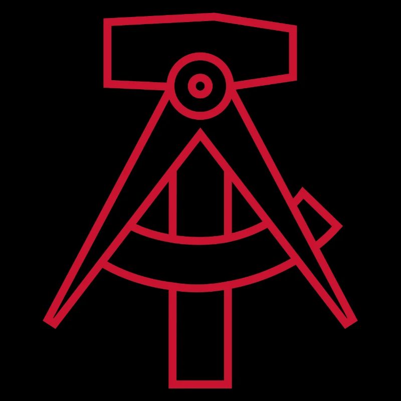 Hammer und Zirkel Emblem