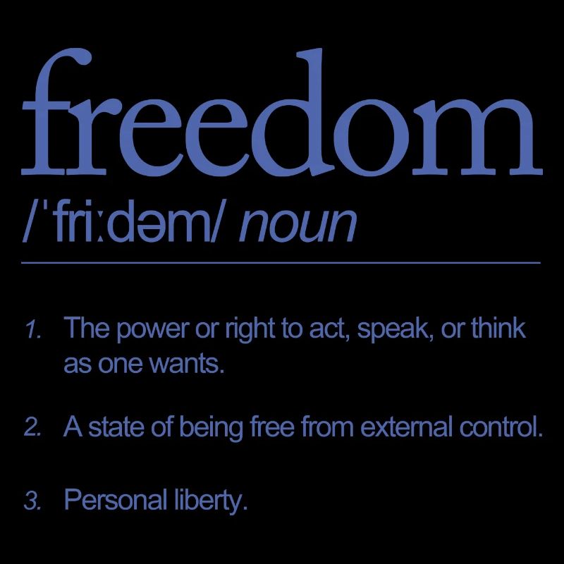 La liberté parle définitivement de la pensée d’action