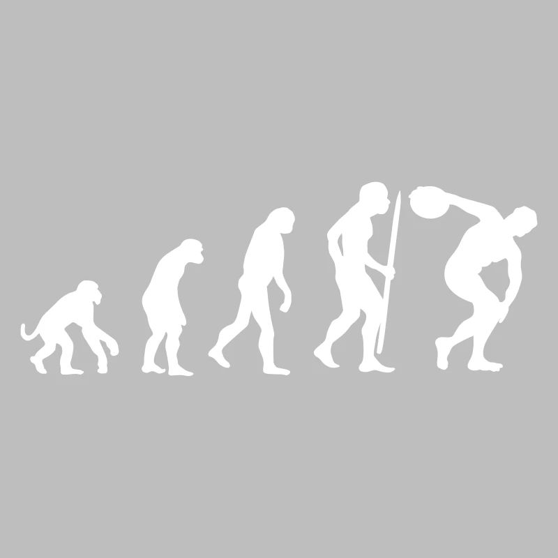 Evolution Diskuswurf Athlet Diskuswerfer