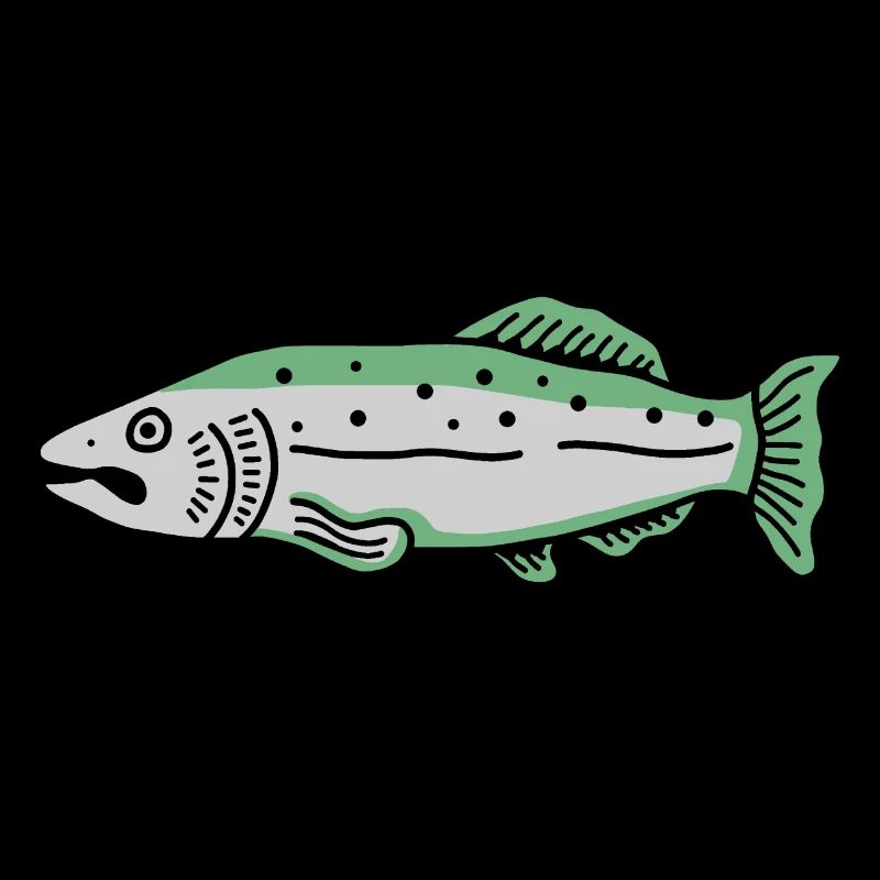 Fisch Lachs Angler