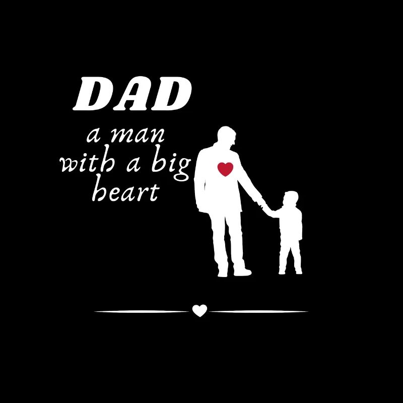 Papa, der Mann mit dem großen Herzen