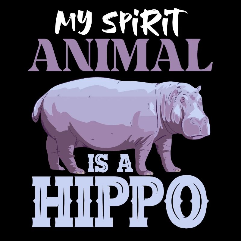 Nilpferd Mama Mein Krafttier Ist Ein Nilpferd