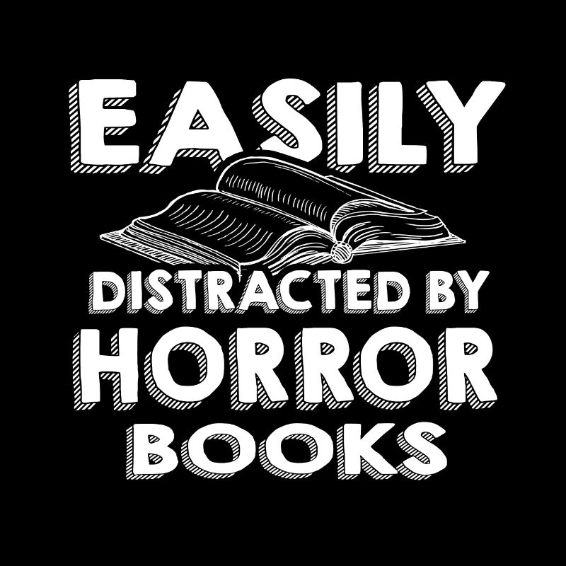 Horror Book Lover Geschenk leicht abgelenkt von