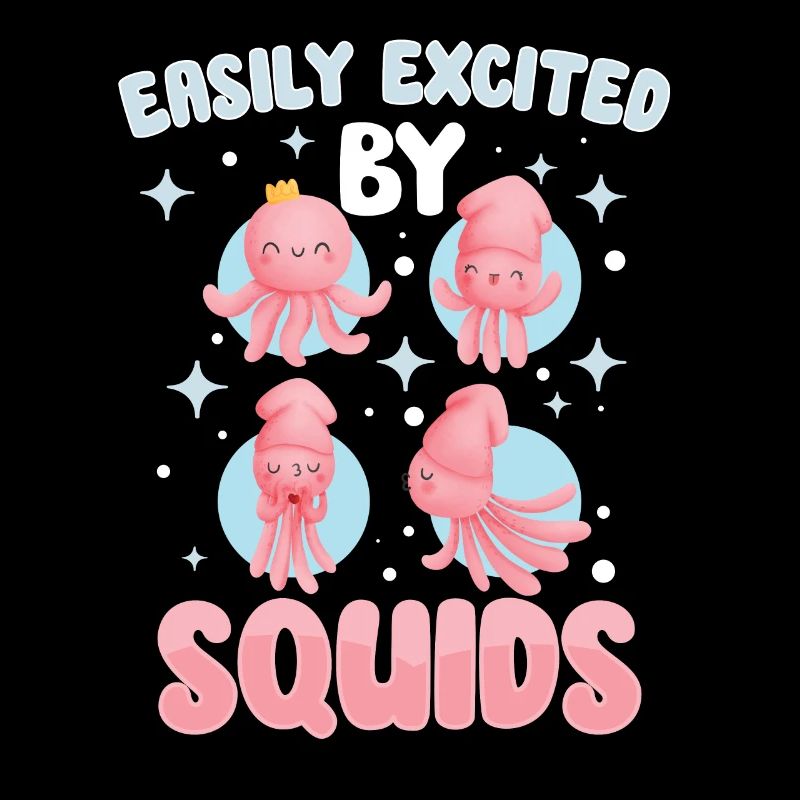 Squid Lovers Octopus Funny