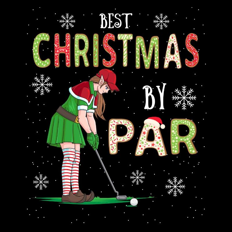 Golf Elf Weihnachten Golfer