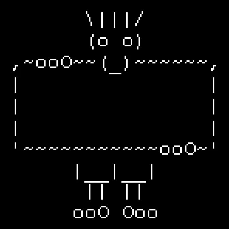 ascii art: troll + your text