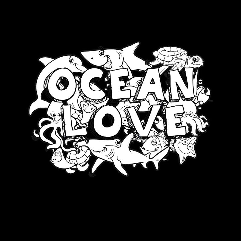doodle Art Ocean