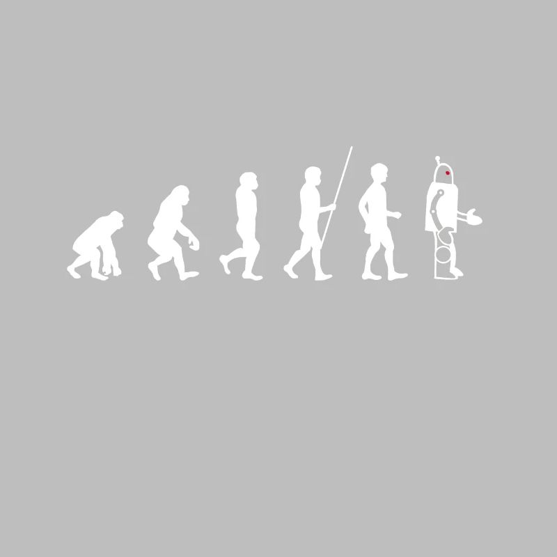 Evolution - Robot - White