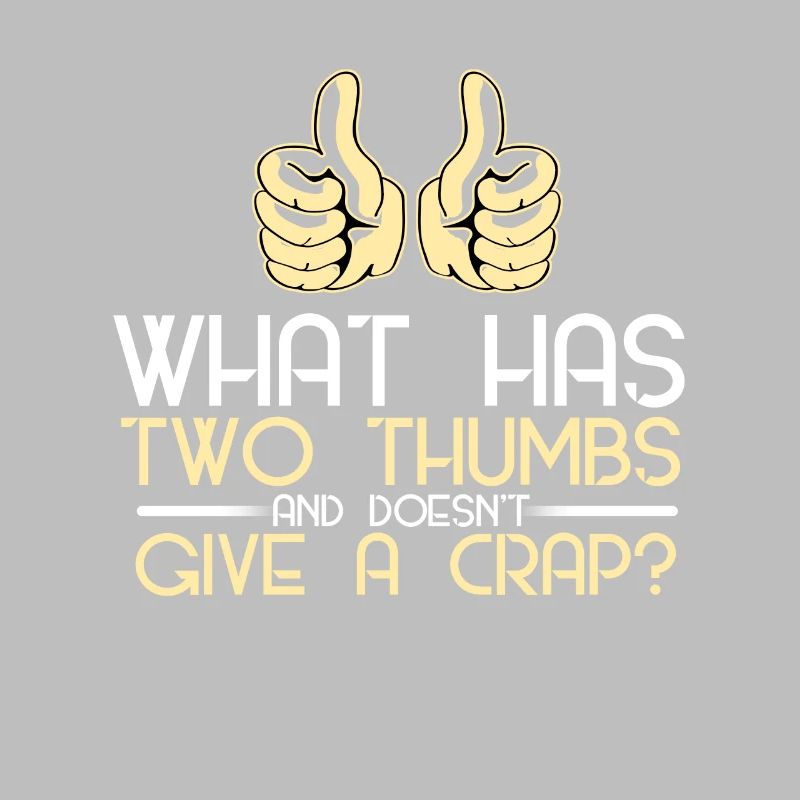 What does two thumbs and does not give a crap?