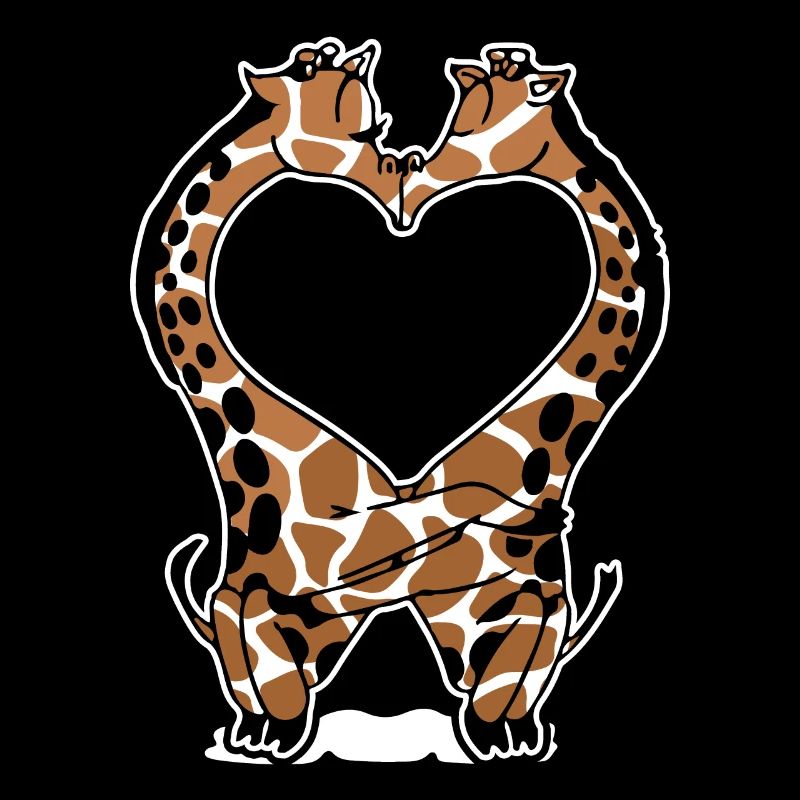Giraffen-Liebes-Hemd