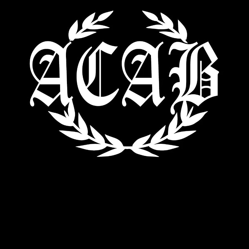 ACAB Hooligan Laurel Wreath Skinhead Punks