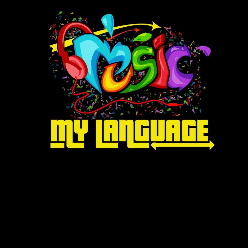 Music is my language Grafitti gift
