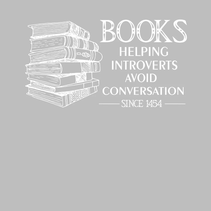 Books Introverts Avoid Conversation Introvert Book