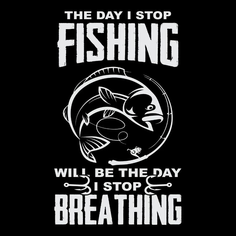 Fischen Atmung cooles Geschenk
