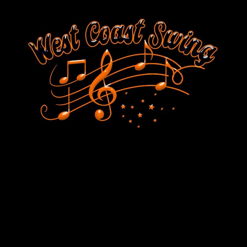 T-shirt de danse West Coast Swing Dance