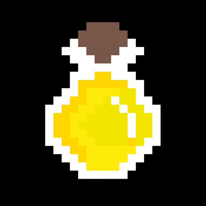 Trank gelb Pixel