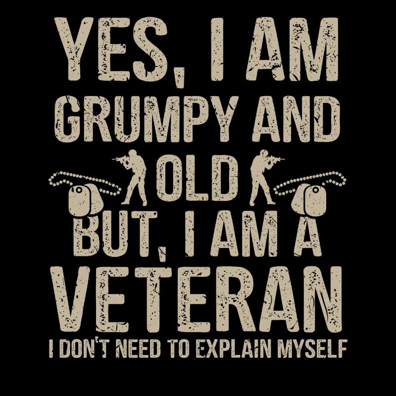 Veterans Day - Old Grumpy Veteran