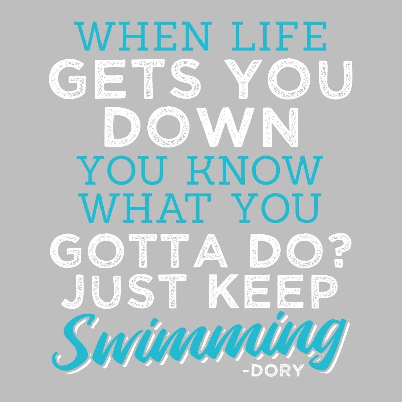 Continuez simplement à nager