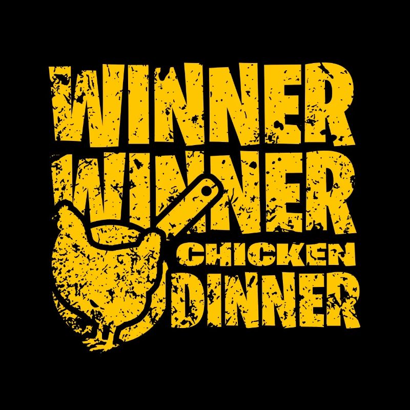 Gagnant gagnant du dîner de poulet PUBG