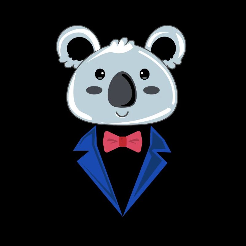 Koala im Anzug Geschenk