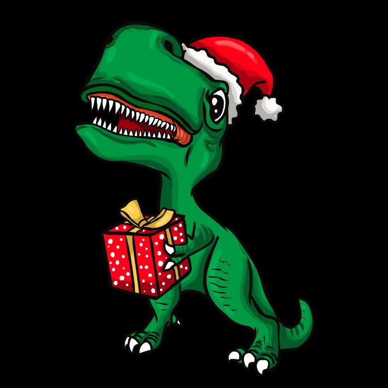Weihnachten Dino T-Rex Dinosaurier Kinder
