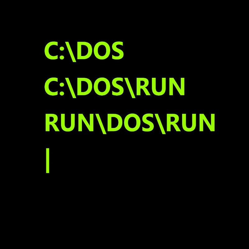 C: \ Dos C: \ Dos \ Run \ Run \ Dos \ Run