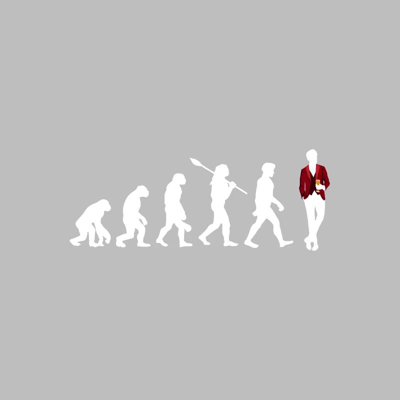 Evolution des Weintrinker