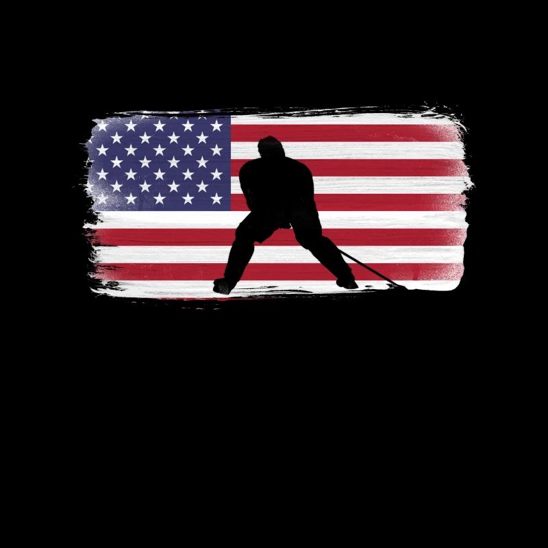 American Flag Eishockeyspieler