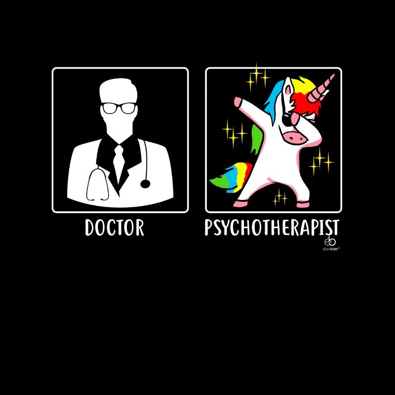 Doktor Psychotherapeut Einhorn Geschenk