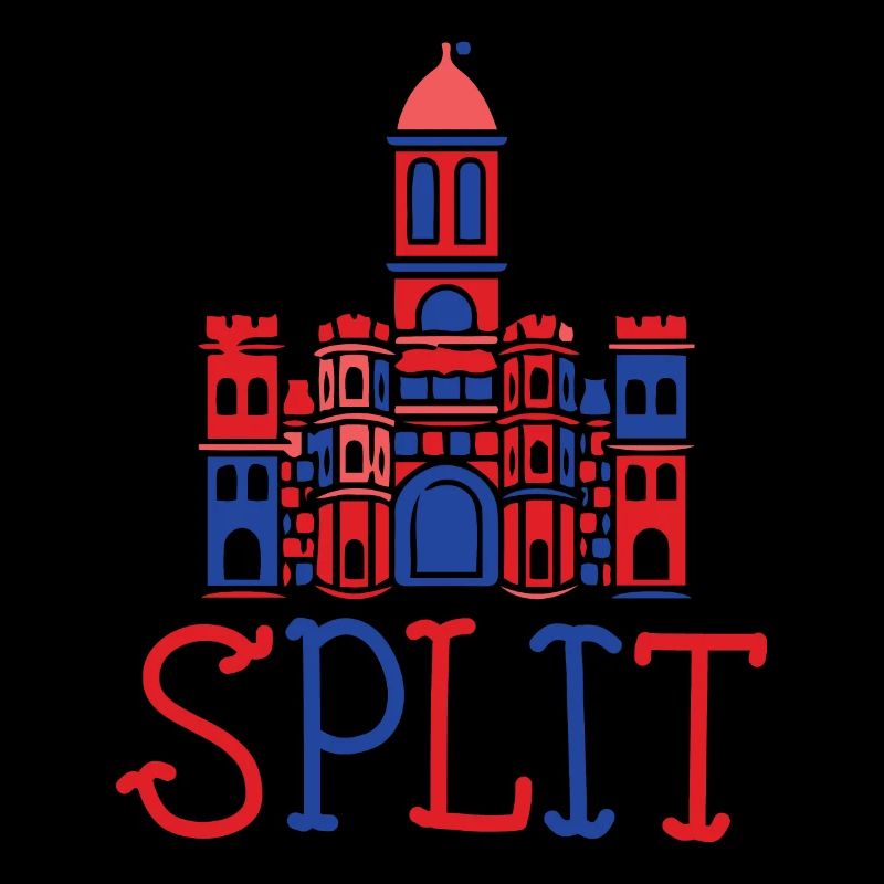 Split - Kroatien Urlaub Shirt