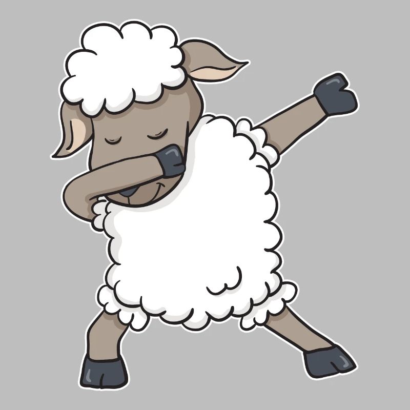 Sheep Sheep Dabbing Dabbin Dab Gift