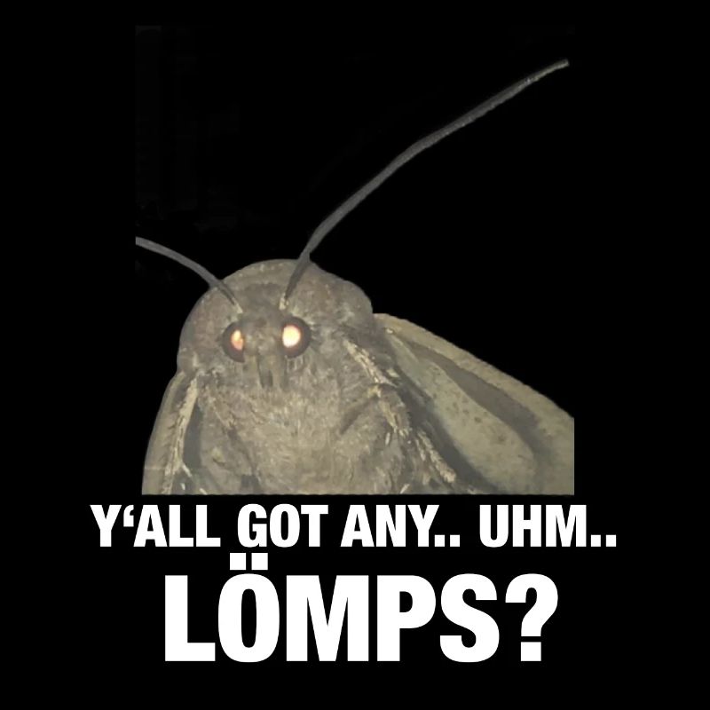 Moth Moth Lamp Meme Shirt Gift Funny Lömp