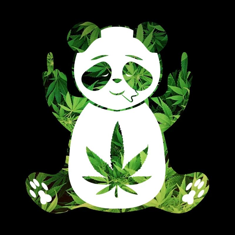 Panda stoned Weed