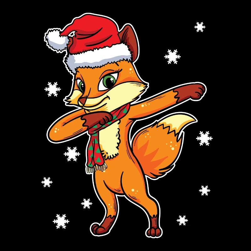 Cadeau De Danse De Noël De Noël De Renard