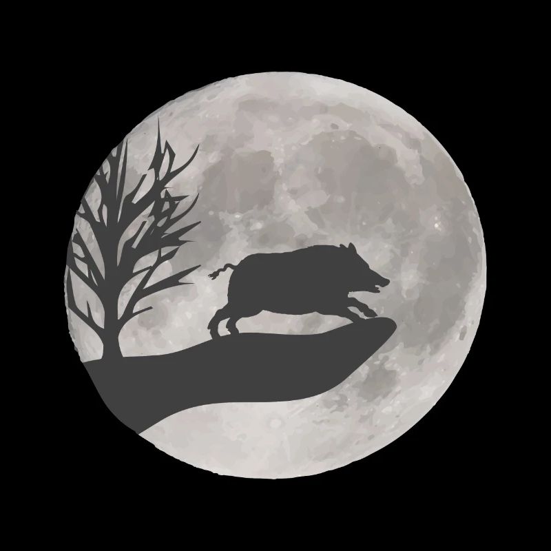Boar drawing