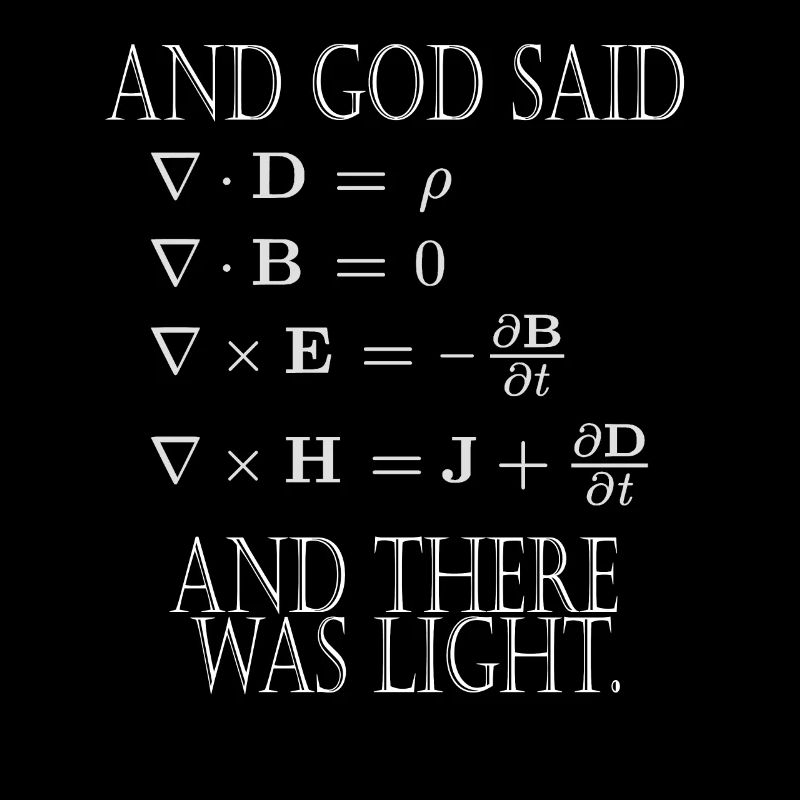 And God Said Maxwell Equation