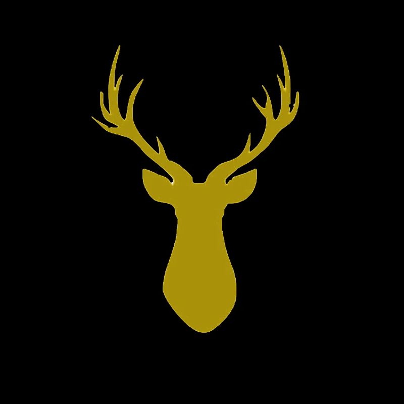 Hirsch Geweih Gold