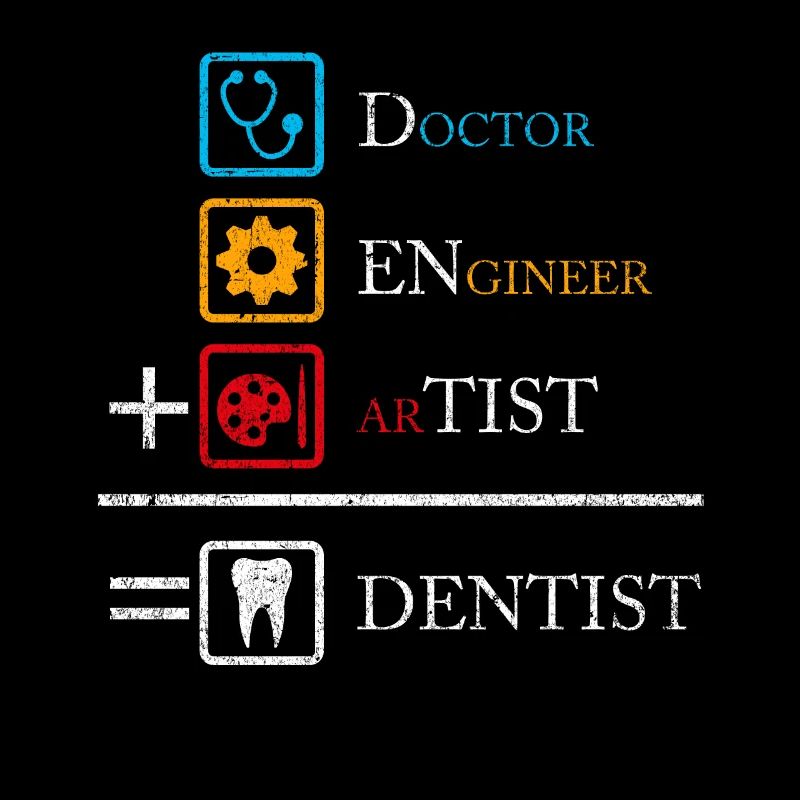 Dentist practice orthodontist tooth gift