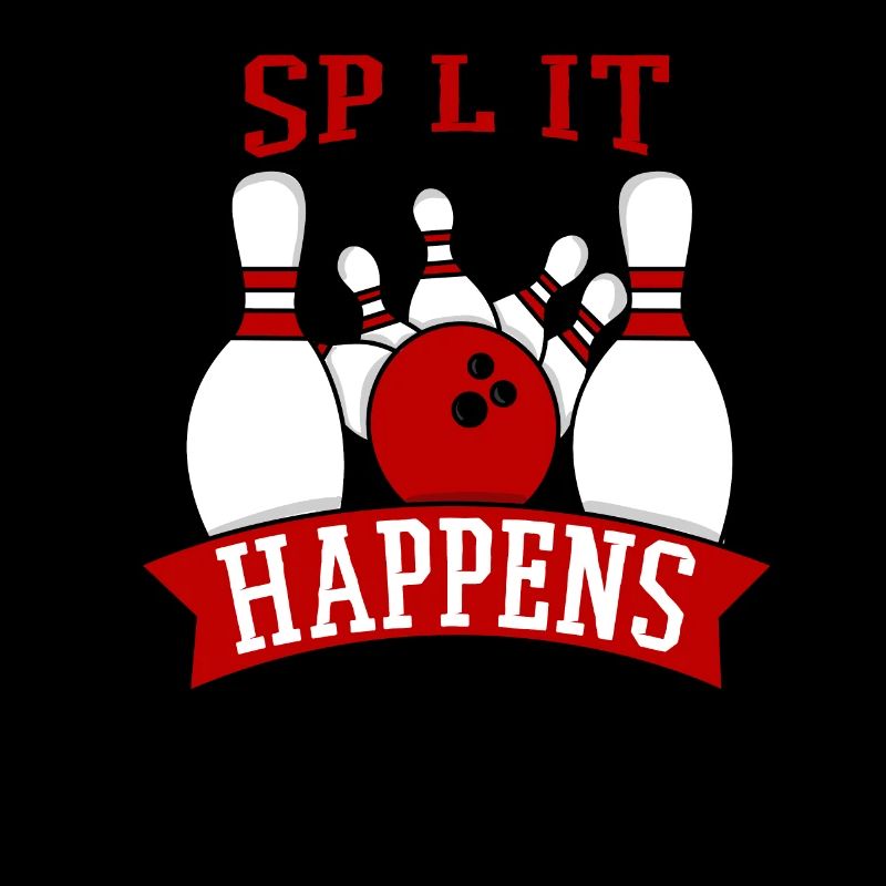 Split Happens Bowling Bowler Bowlingteam Geschenk