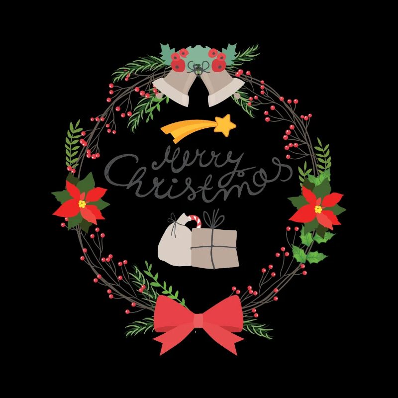 Joyeux Noël guirlande cadeau designer d'intérieur