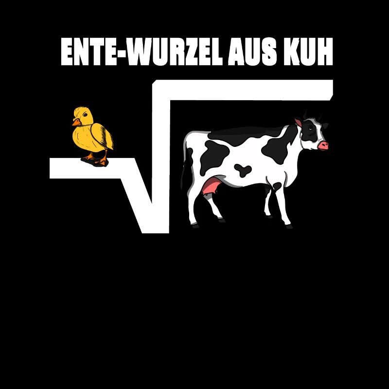 Ente Wurzel aus Kuh Nte Wurzel Mathematik Geschenk