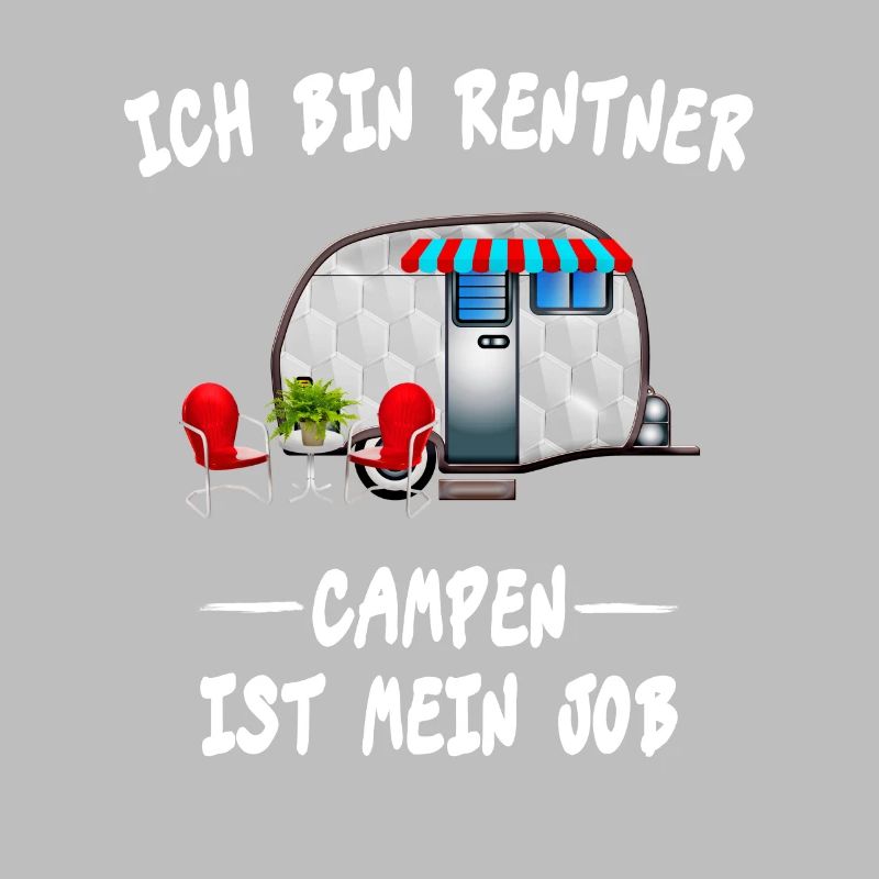 Campen Camping Camper Rentner Design Geschenk Idee