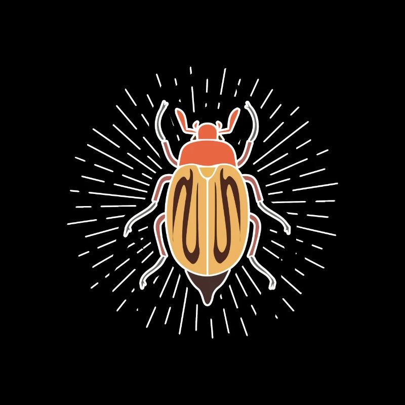 Cockchafer insect May spring summer grub