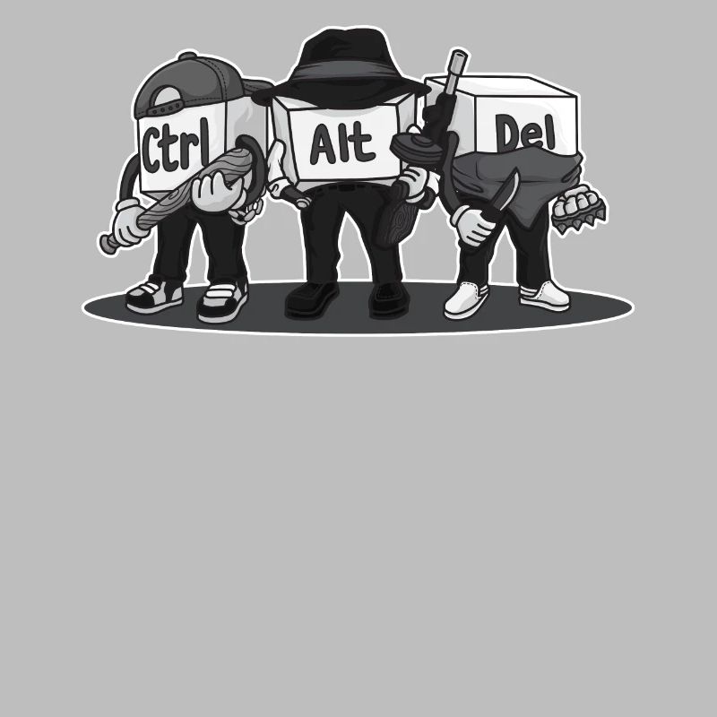 Ctrl Alt Del Computer Admin Nerd Geek Computer Scientist