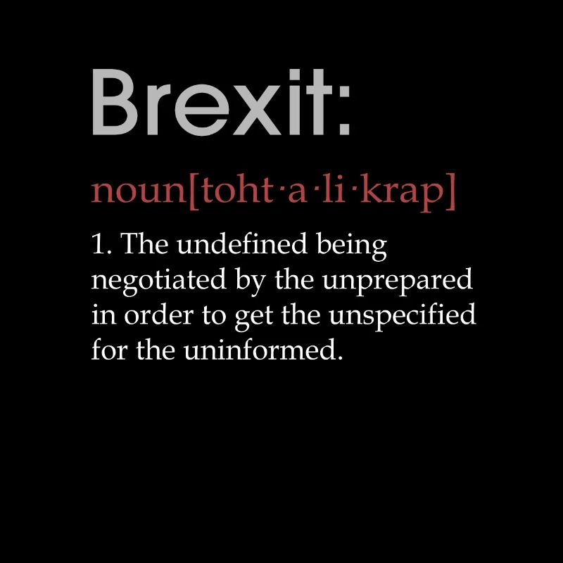 Lustiges Brexit-Definitionsgeschenk