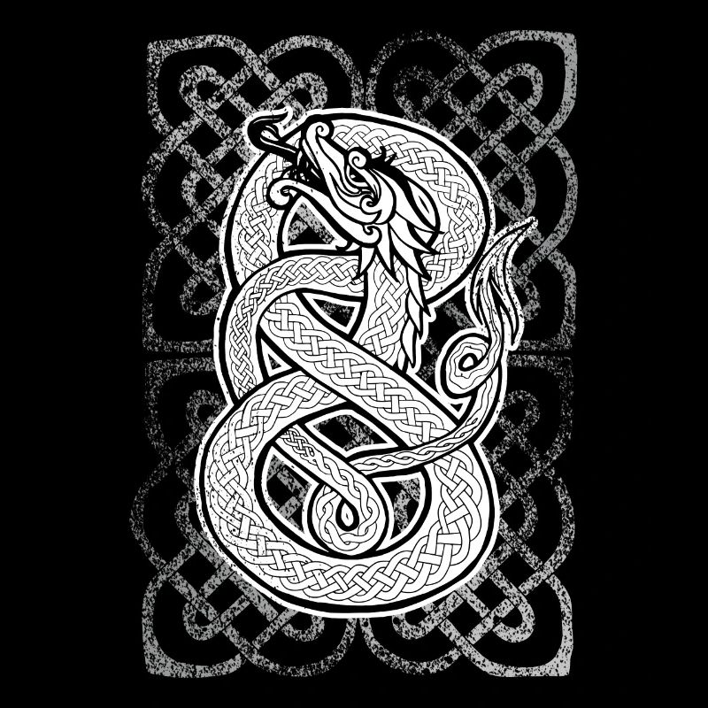 Keltischer Mittelalter Drache Schlange Geschenk