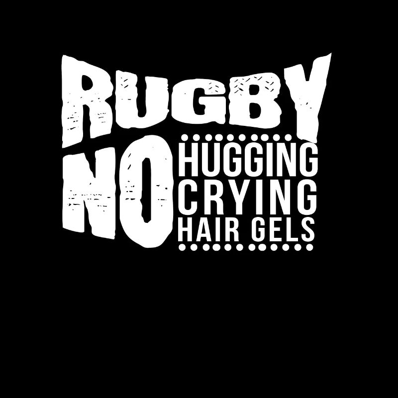 Lustig, kein umarmendes Schreien oder Haargel-Rugby-Unterstützung